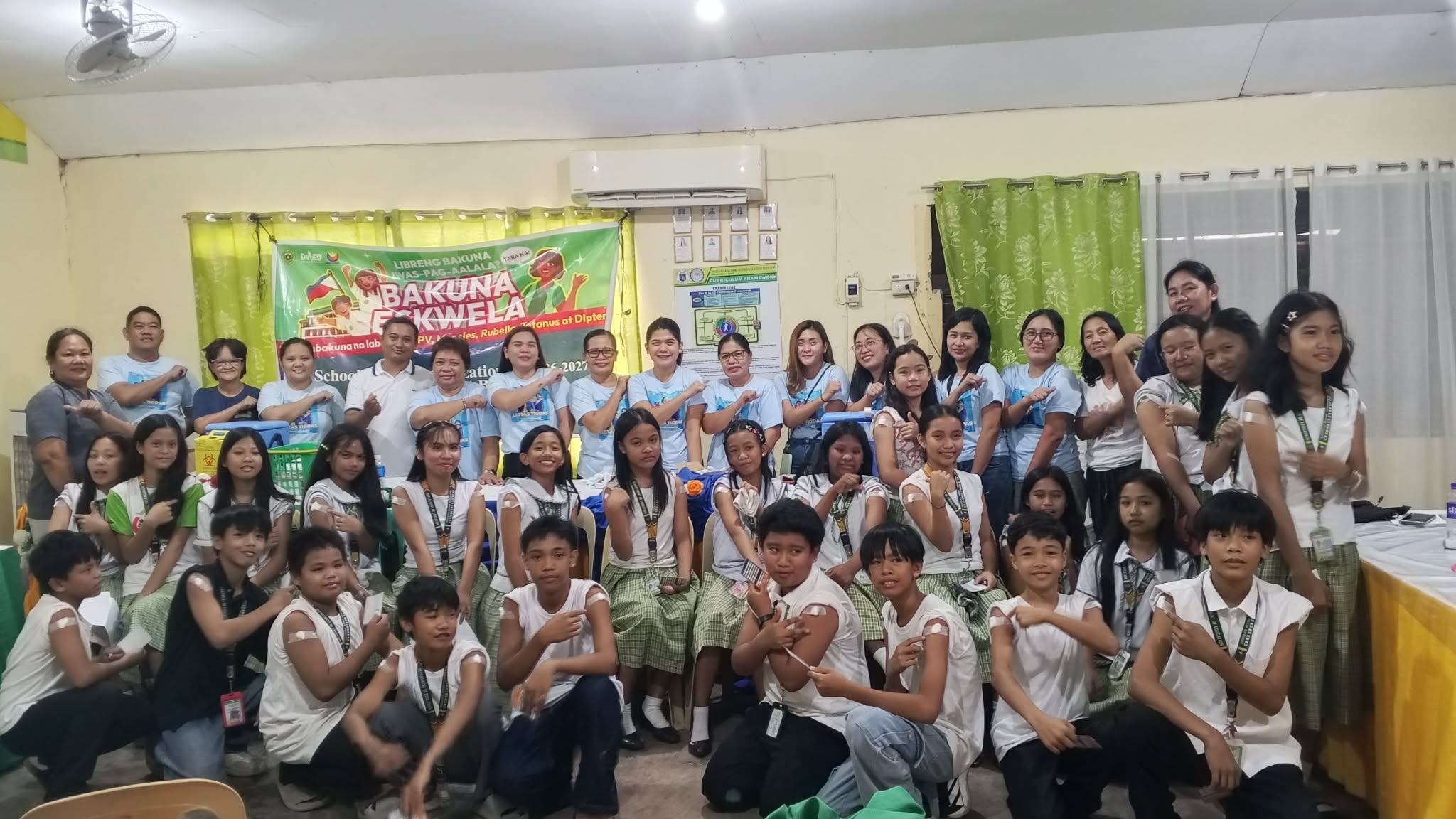BNHS Learners Receive Vaccines Through ‘Bakuna Eskwela’